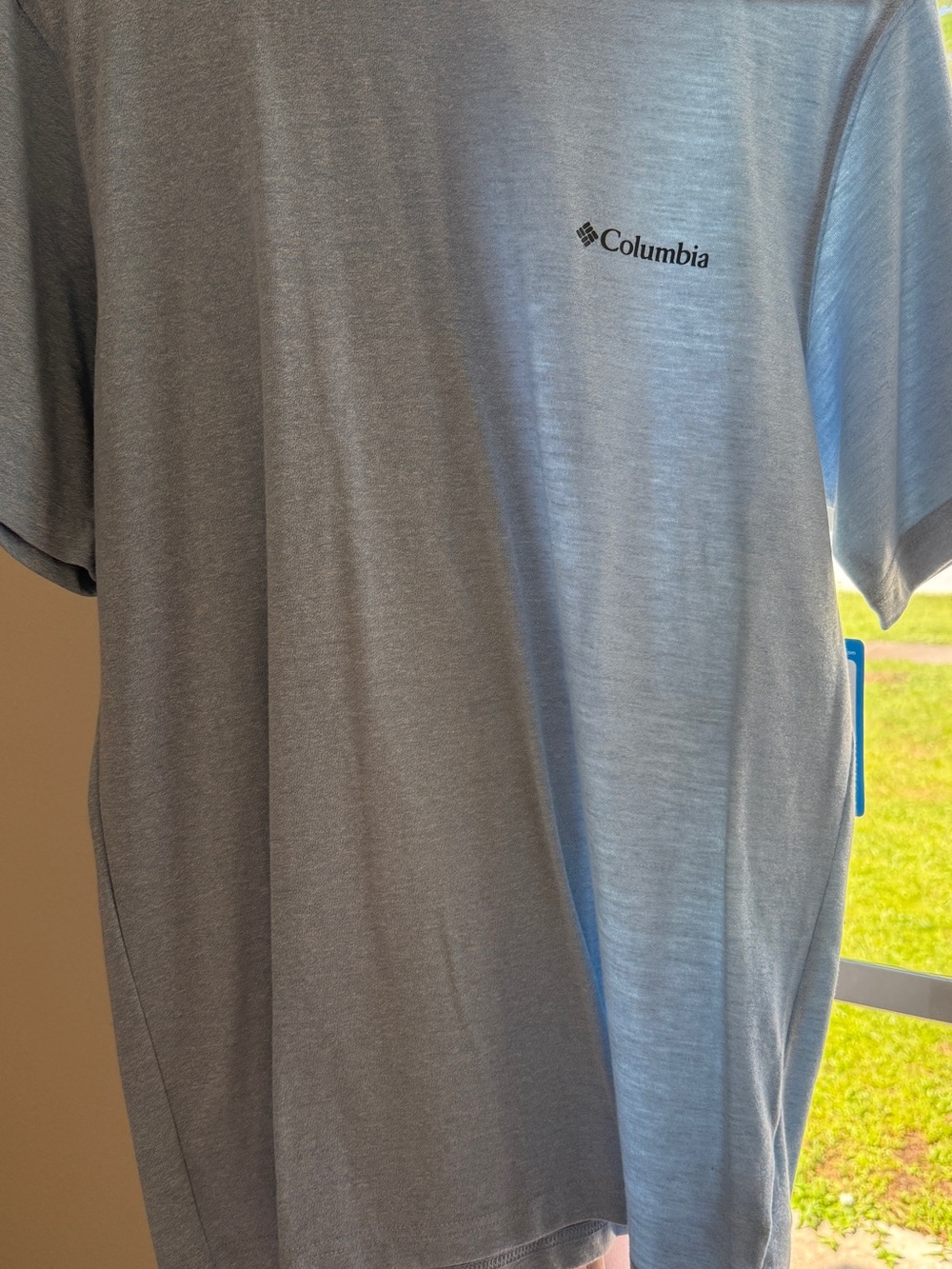 Columbia Men's Light Gray Short-Sleeve Performance Tee